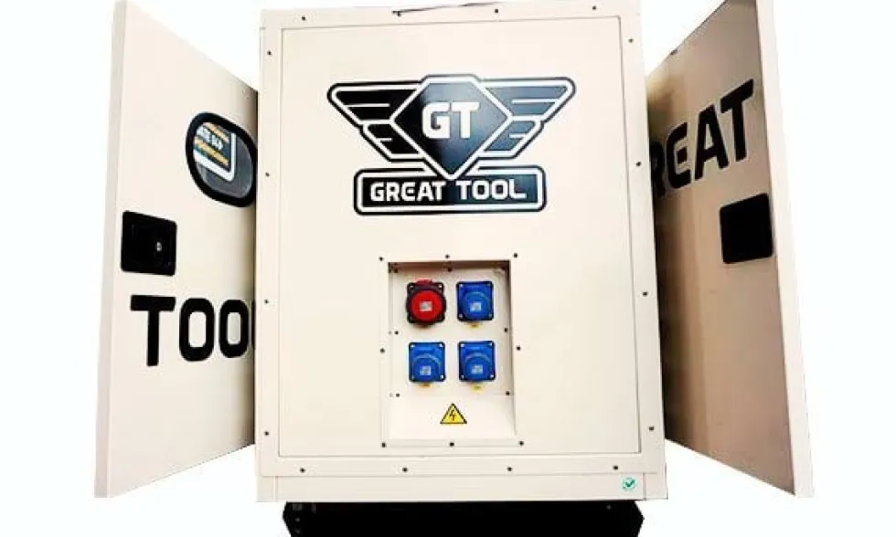 Gerador Industrial Trifásico 57kVA Great Tool by Baudouin