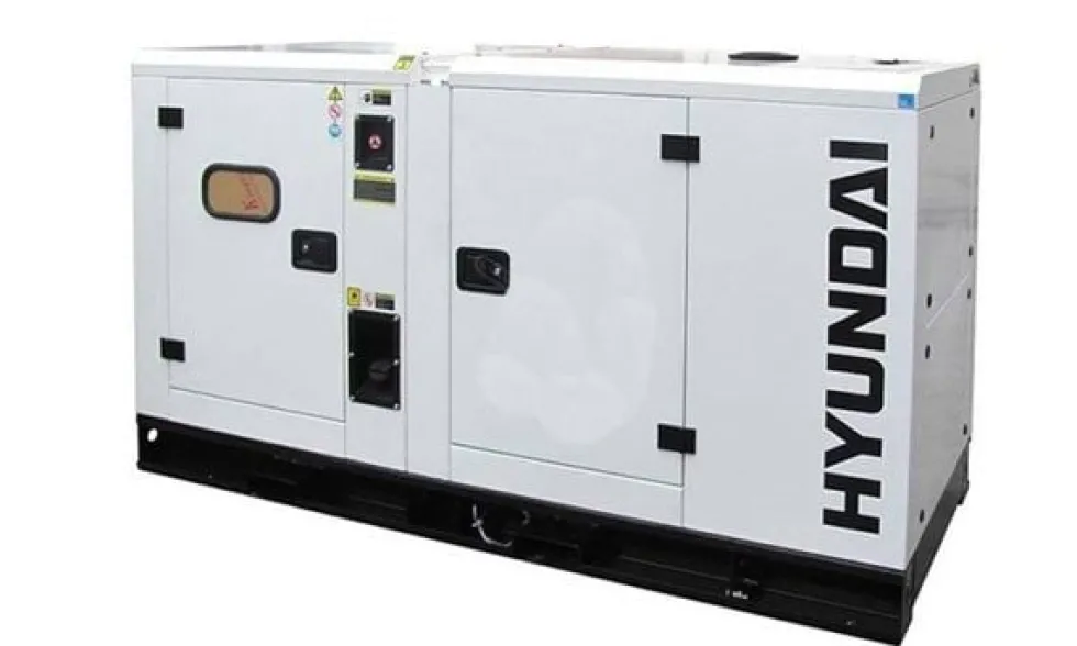Gerador Industrial Trifásico 100 kVA Hyundai DHY 110 KSE