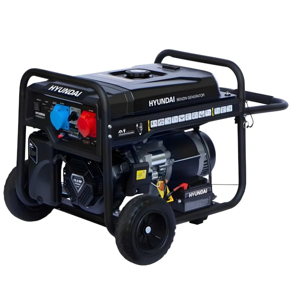 Gerador 400V a Gasolina 7,7 kW / 10,6kVA Hyundai HY10100LEK-T