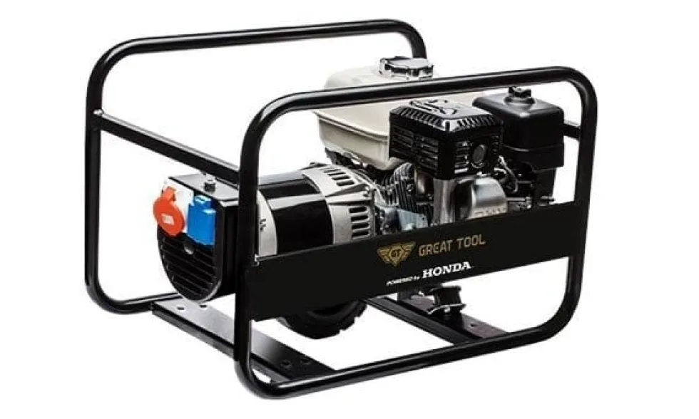 Gerador 400V 9,2 kVA C/ AVR Powered by HONDA Great Tool 8TFHAVR