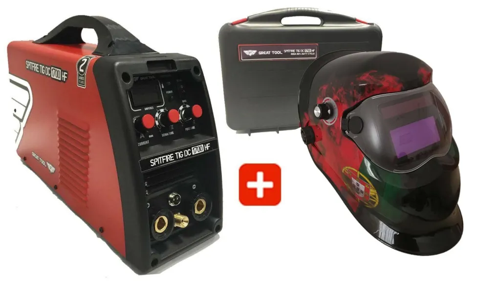 Inverters Monofásicos Great Tool Spitfire TIG DC 1700 HF
