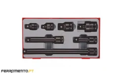 Jogo Acessórios de Impacto 1/2" Teng Tools TT9207A