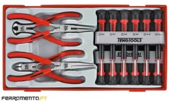 Jogo Alicates, Fendas e TX Teng Tools TTMI16