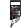 Jogo 8 Chaves Boca Luneta c/ Roquete 8-19mm Kroftools 1134