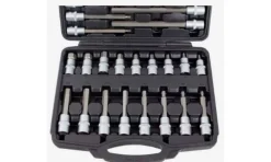 Jogo chaves caixa com bit hex 1/2" 30 peças Kroftools 6030