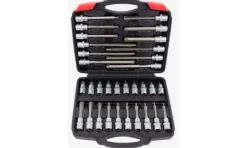 Jogo chaves caixa com bit torx 1/2" 32 peças Kroftools 6032
