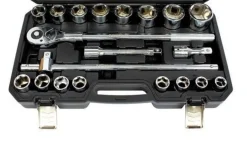 Jogo Chaves Caixa 3/4" 6PT - 21Pcs Kroftools 2123