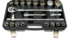 Jogo Chaves Caixa 3/4" 12PT - 21Pcs Kroftools 2122