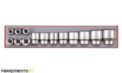 Jogo Chaves Caixa Quadra 3/4" Teng Tools TTX3414