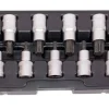 Jogo 9 chaves 1/2” com bit torx T25-T70 60mm Kroftools 6102