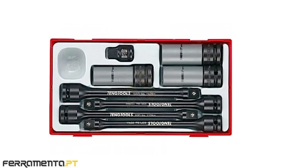 Jogo Chaves de Caixa para Porcas Teng Tools TTTS08