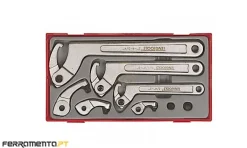 Jogo Chaves de Gancho Teng Tools TTHP08