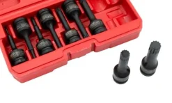 Jogo 9 chaves 1/2” impacto xzn M4-M16 Kroftools 6095