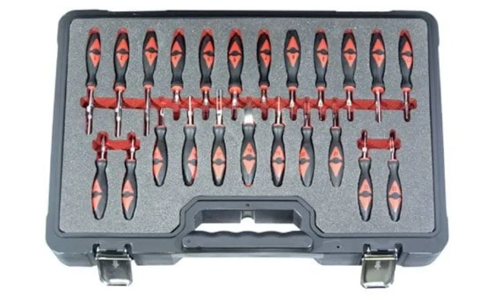 Jogo Chaves para Extrair Terminais 23Pcs Kroftools 4637