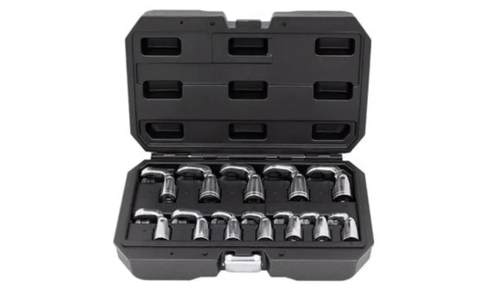 Jogo Chaves Pé de Galo Articuladas 3/8” 8-19mm Kroftools 3830