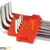 Jogo 9 Chaves Sextavadas 1,5-10mm MacFer WLHR-146S