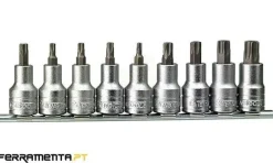 Jogo Chaves Torx 1/2" Teng Tools M1213TX