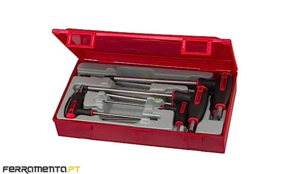 Jogo Chaves T Sextavados Teng Tools TTHEX7AF
