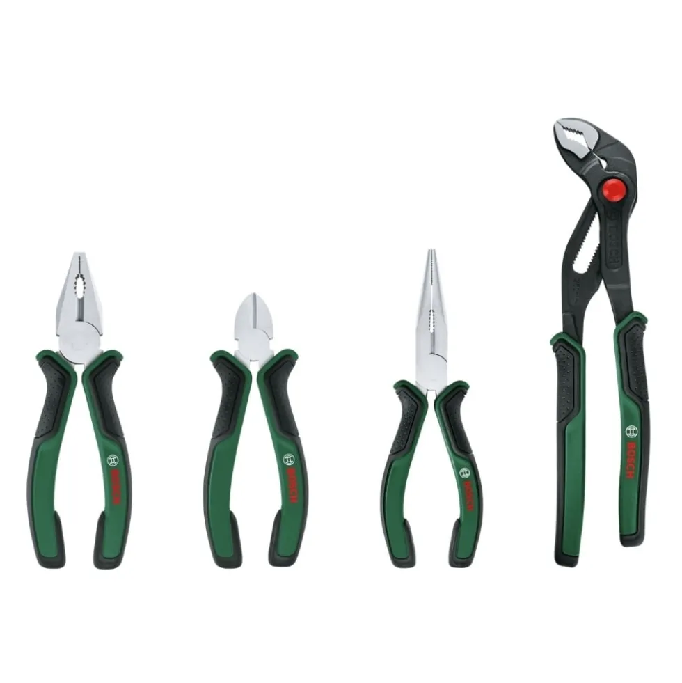 Jogo de 4 Alicates Bosch 1600A02W7K