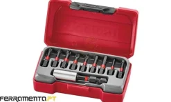 Jogo de Bits de Impacto 1/4" 10Pcs Teng Tools TM-010