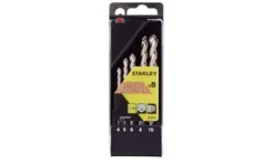 Jogo de Brocas de Precisão 4-10mm p/ Alvenaria Stanley STA56099-QZ