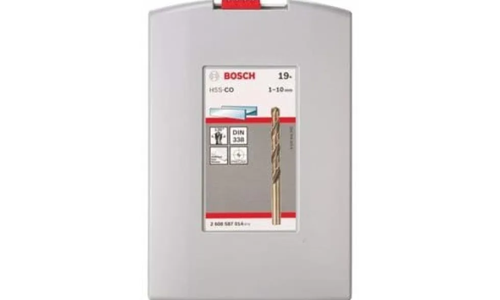 Jogo de 19 Brocas para Metal ProBox HSS-Co Bosch 2608587014