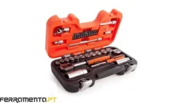 Jogo de chave de caixa 1/4" e 3/8" Bahco S330