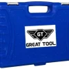 Jogo de Chave de Caixa 108 Peças Great Tool GTFMCF108CV