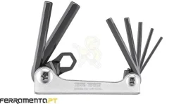 Jogo de Chaves Allen Retráteis 7Pcs Teng Tools 1471MMA