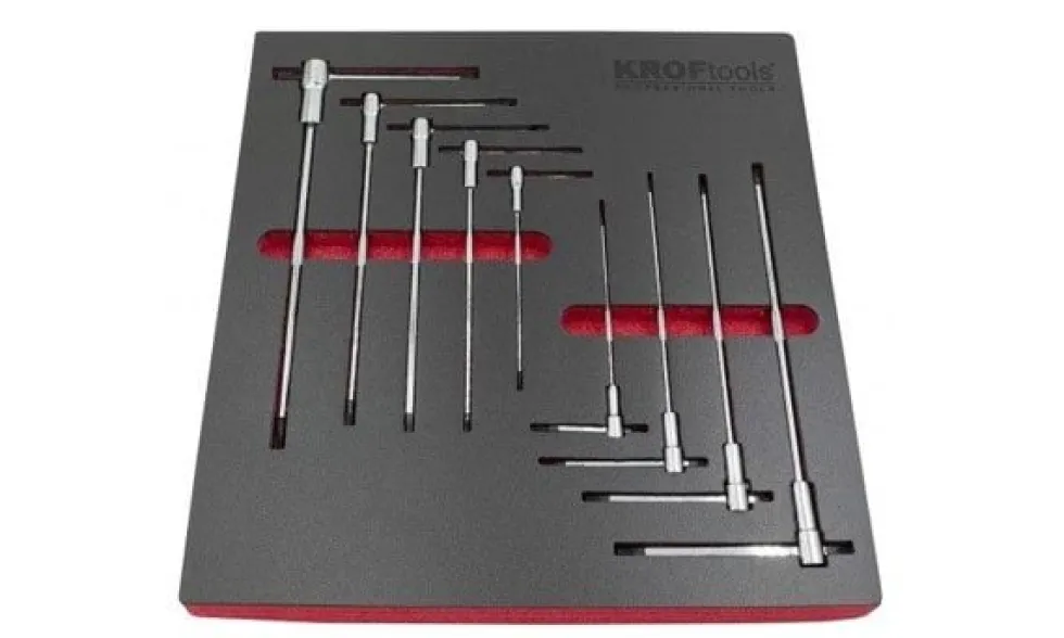 Jogo de Chaves Allen Torx T10-50 Cabo em “T” Kroftools 234800