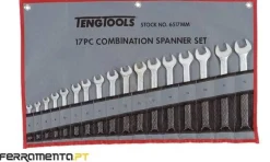 Jogo de Chaves Boca Luneta 6-22mm 17Pcs Teng Tools 6517-MM