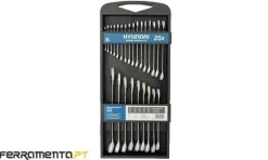 Jogo de Chaves Combinadas 6-32mm 25Pcs Hyundai 59505