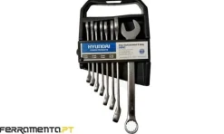 Jogo de Chaves Combinadas 8-19mm 8Pcs Hyundai 59503