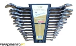 Jogo de 12 Chaves de Boca 6-32mm Great Tool JGBC632