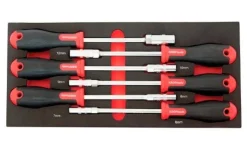 Jogo de Chaves de Caixa Hexagonais c/ Punho Kroftools 8589