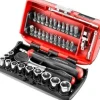 Jogo de Chaves de Caixa 1/4" 38Pcs Facom R.360NANOPB