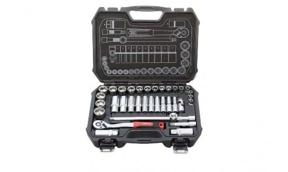 Jogo de Chaves de Caixa 3/8'' 35 Pcs Kroftools 2035