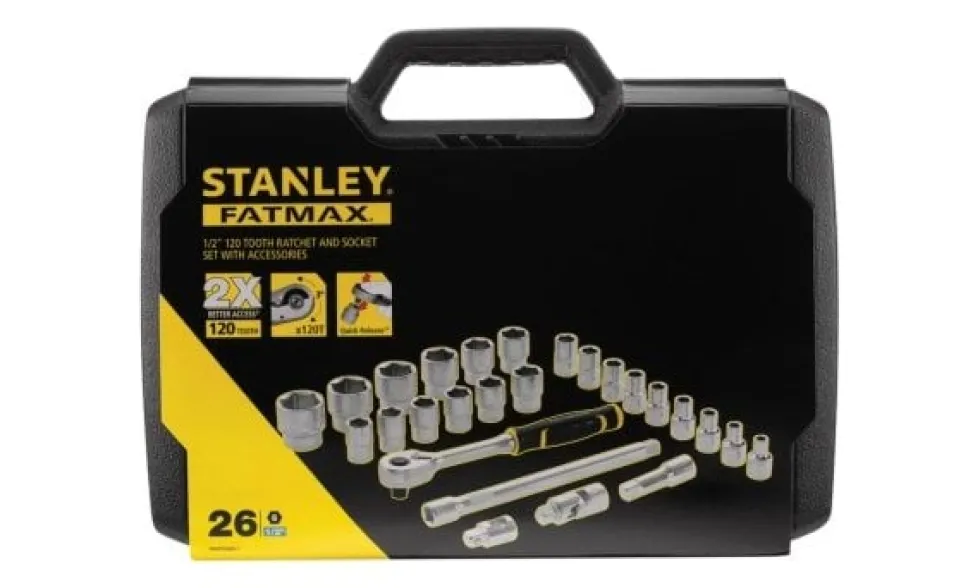 Jogo de Chaves de Caixa 1/2 26Pcs Stanley FMMT82685-1