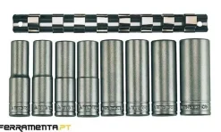 Jogo de Chaves de Caixa 1/2'' 8 Peças Teng Tools M1208-6