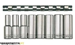 Jogo de Chaves de Caixa 1/2'' 8 Peças Teng Tools M1207