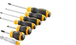 Jogo De 7 Chaves De Fendas Cushion Grip Stanley STHT16166-0