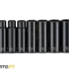 Jogo de 10 Chaves de Impacto Longas 1/2" Teng Tools 9126