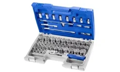 Jogo de Chaves e Assessórios 1/2" - 55 Peças Expert E032909