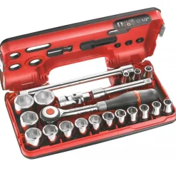 Jogo de Chaves e Roquete de ½” 21Pcs Facom S.360DBOX1