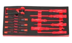 Jogo de Chaves Fenda para Eletrónica – 14Pcs Kroftools 8570