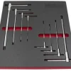 Jogo de Chaves Hexagonais em “T” 2-10mm Kroftools 234700
