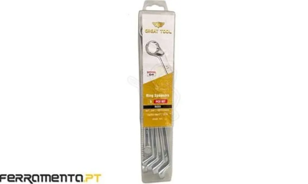 Jogo de 8 Chaves Luneta 6-22mm Great Tool JGLT622
