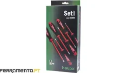 Jogo de Chaves Phillips/Fenda VDE 1000V 6Pcs Haupa 101999