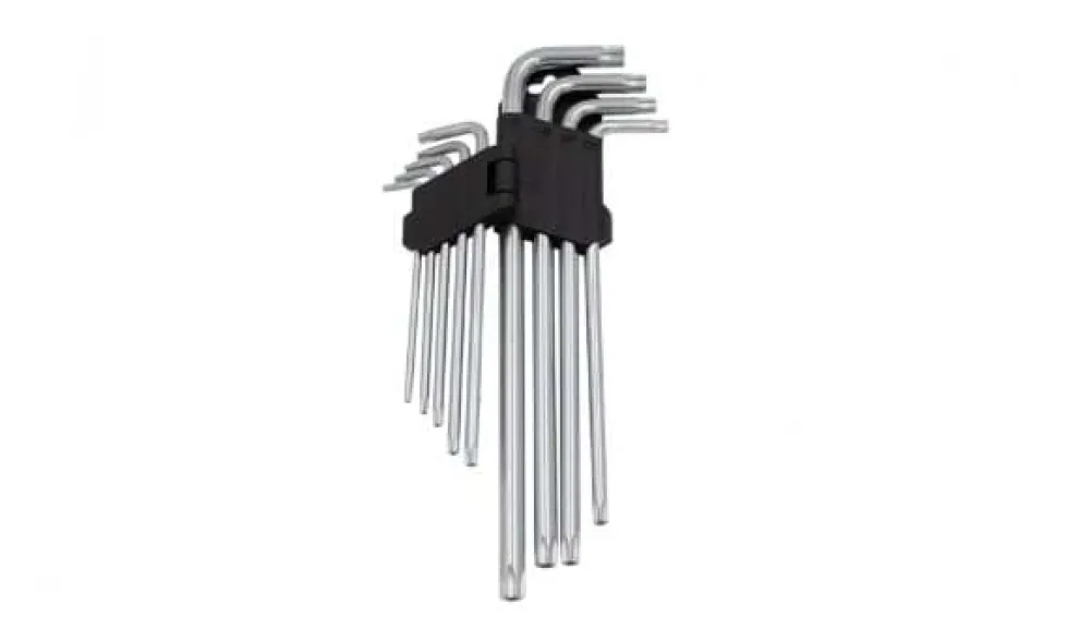 Jogo de 9 chaves Torx T10-T50 Kroftools 5517