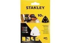 Jogo de Lixas Mistas 93x93mm de Detalhes Stanley STA32348-XJ